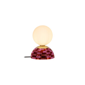 Lucide GLITZER - Lampe de table - Ø 14 cm - 1xG9 - Rose | Essential