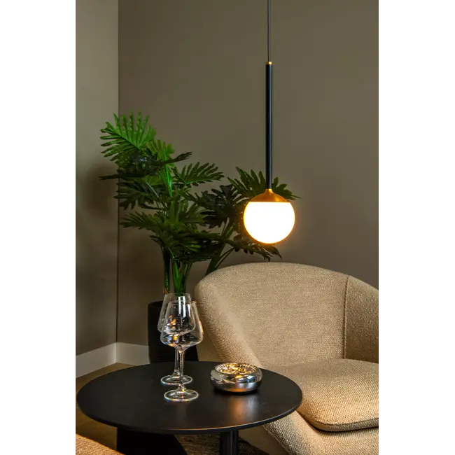 Premium CALINA - Suspension - Ø 9,9 cm - LED Dim. - CCT - 1x7W 2200K/3300K - Avec module LED remplaçable - Noir - 24406/07/30