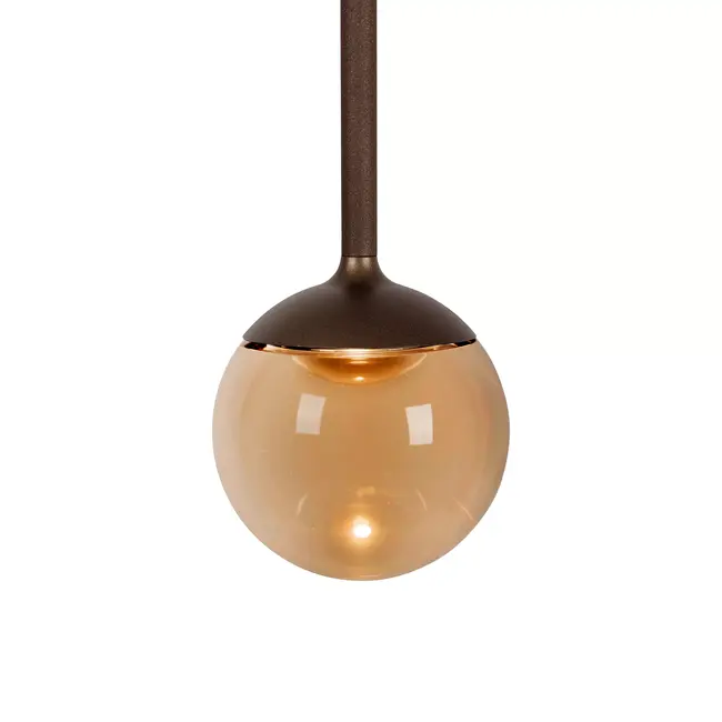 Premium CALINA - Suspension - Ø 9,9 cm - LED Dim. - CCT - 1x7W 2200K/3300K - Avec module LED remplaçable - Café - 24406/07/96