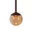 Premium CALINA - Pendant light - Ø 9,9 cm - LED Dim. - CCT - 1x7W 2200K/3300K - With replaceable LED module - Coffee - 24406/07/96