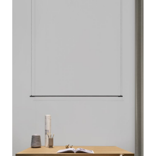 Elettra - hanglamp - Zwart Alu