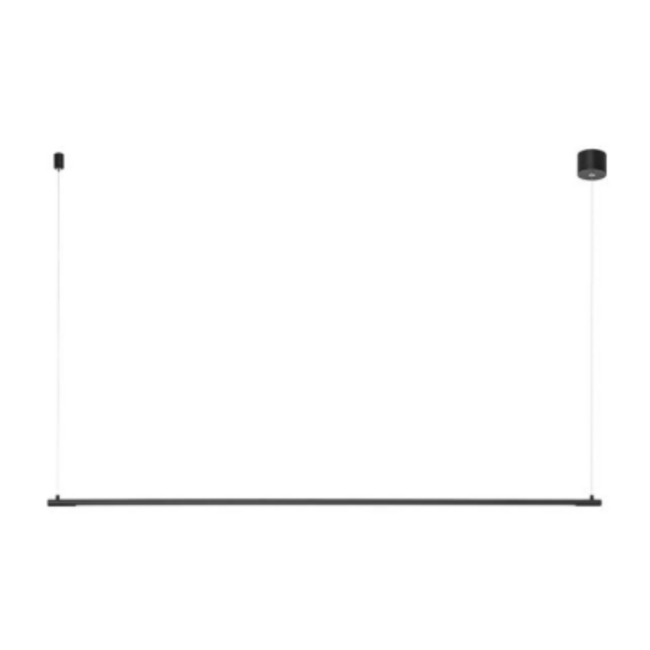 Elettra - hanglamp - Zwart Alu