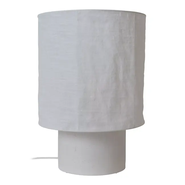 TISSAJA - Tafellamp - Ø 30 cm - 1xE27 - Wit | Essential - 06528/41/31