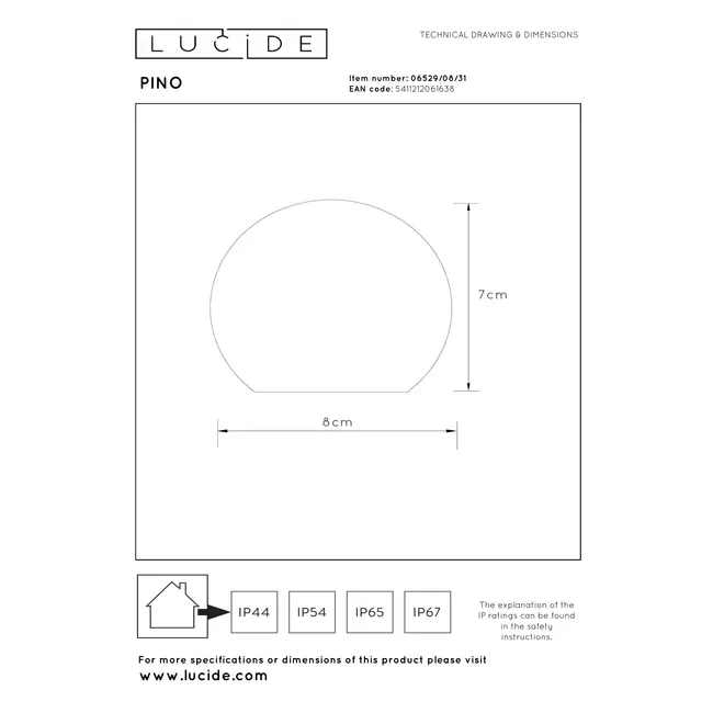 PINO - Oplaadbare Tafellamp Binnen/Buiten - Accu/Batterij - LED Dimb. - CCT - 1x1W 2700K/6500K - IP65 - RGB - Wit | Essential - 06529/08/31