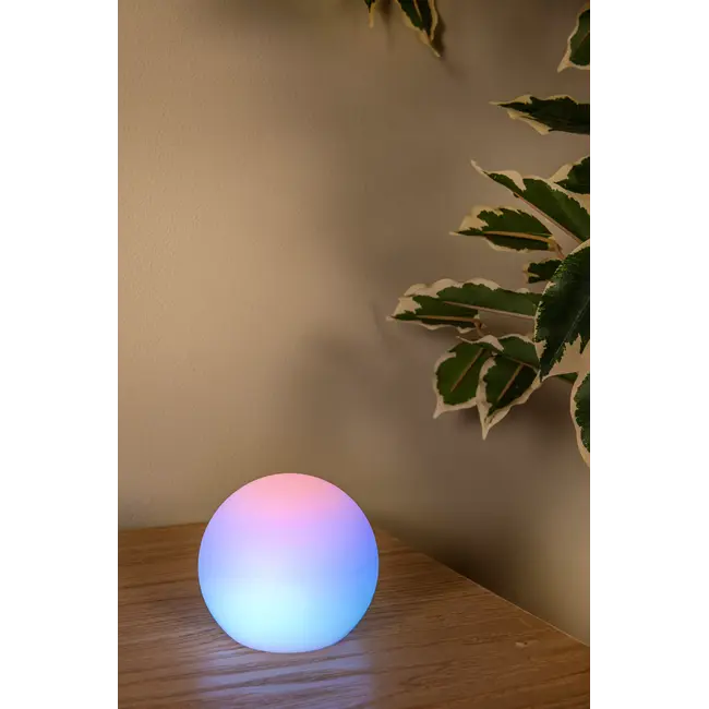 PINO - Oplaadbare Tafellamp Binnen/Buiten - Accu/Batterij - LED Dimb. - CCT - 1x1W 2700K/6500K - IP65 - RGB - Wit | Essential - 06529/08/31