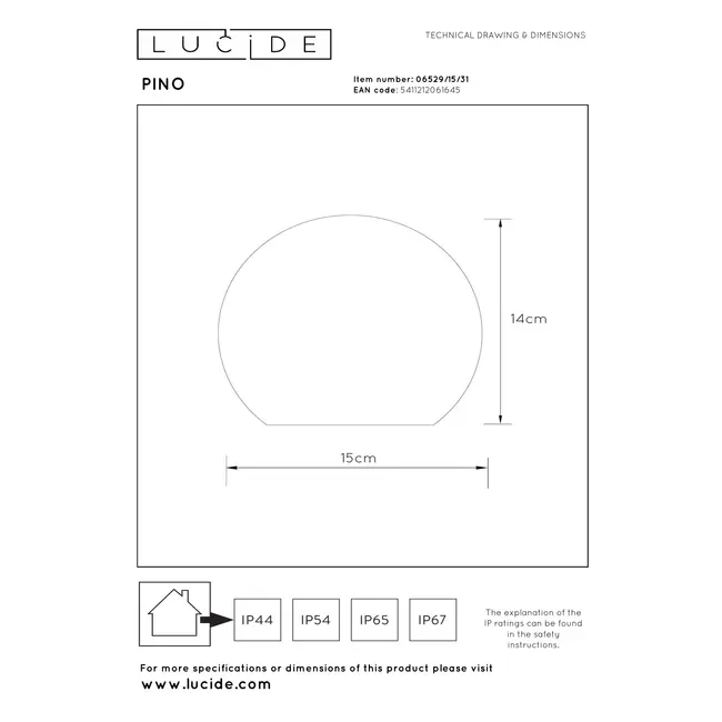 PINO - Oplaadbare Tafellamp Binnen/Buiten - Accu/Batterij - LED Dimb. - CCT - 1x1,5W 2700K/6500K - IP65 - RGB - Wit | Essential - 06529/15/31