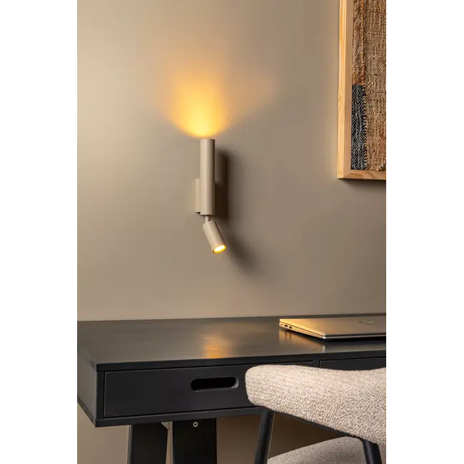 OTIMO - Wandspot / Wandlamp - 2xGU10 - Taupe | Essential - 09216/02/41