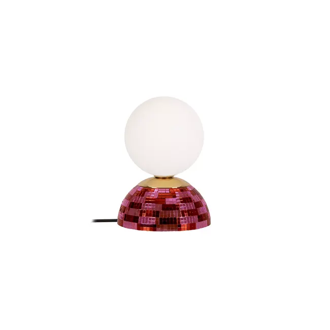 GLITZER - Table lamp - Ø 14 cm - 1xG9 - Pink | Essential - 10527/01/66