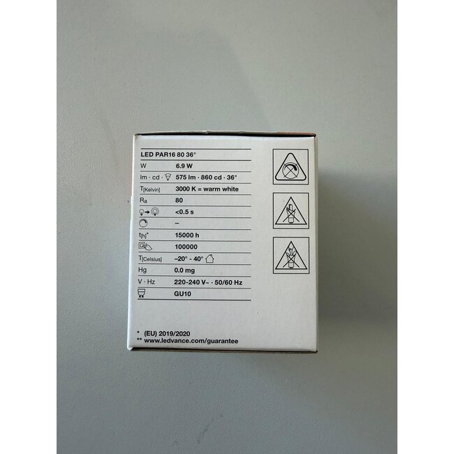 GU10 LED SPOT 6.9-80W - NON-DIMMABLE - OUTLET