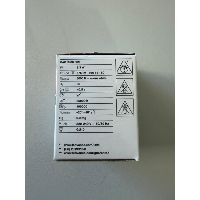 GU10 LED SPOT 8,3-80W - DIMBAAR - OUTLET