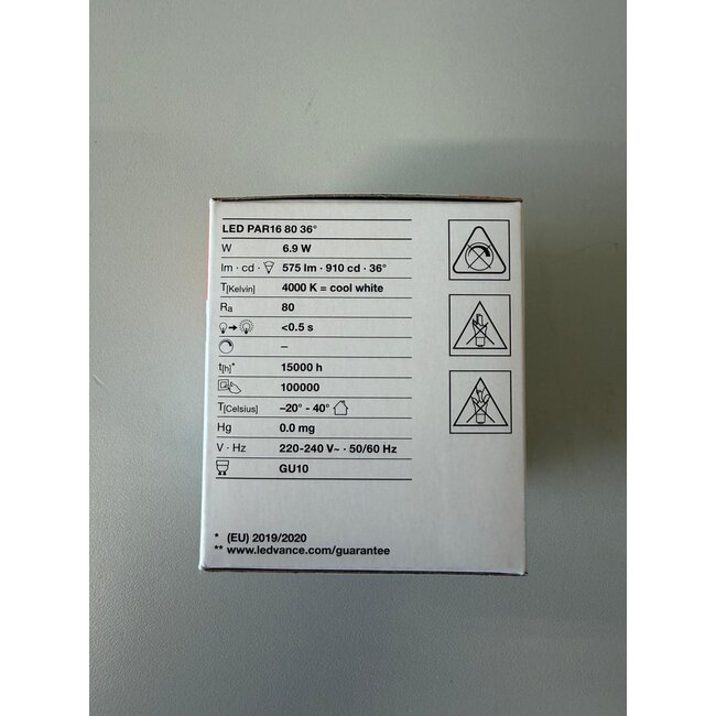 GU10 LED SPOT 6.9-80W - NON-DIMMABLE - OUTLET