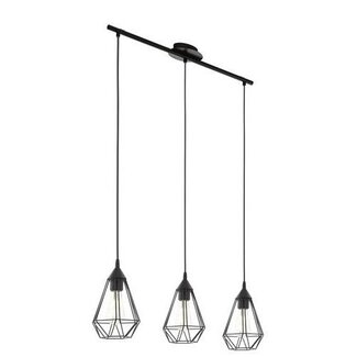 EGLO Hanging lamp TARBES black 94189