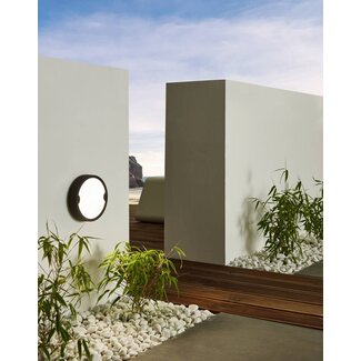 EGLO Applique LED Alfena-r 95084 noire IP44