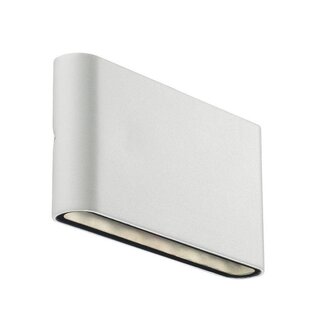 Modern LED wall fixture Kinver in white