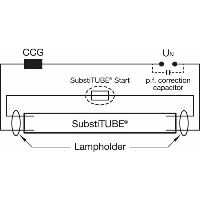 Tube LED Substitube PURE TL 9W 60cm blanc neutre 4052899378926