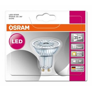 OSRAM LED STAR 2,6-35W BLANC CHAUD GU10 look Halogène