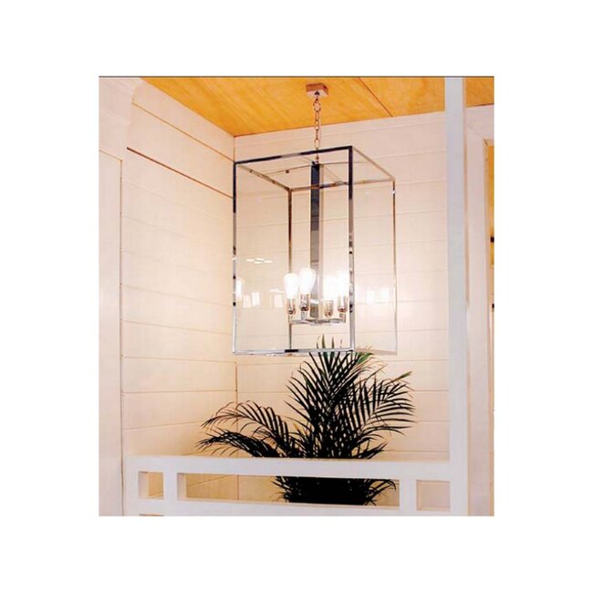 Lampe à suspension rurale Vitrine Petite Lanterne 4L