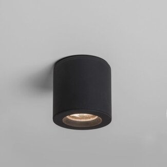 Astro Kos Round Dim Black textured IP65