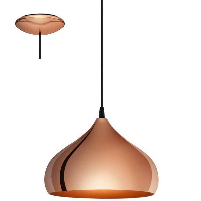 Hanging lamp Hapton 49449 Copper