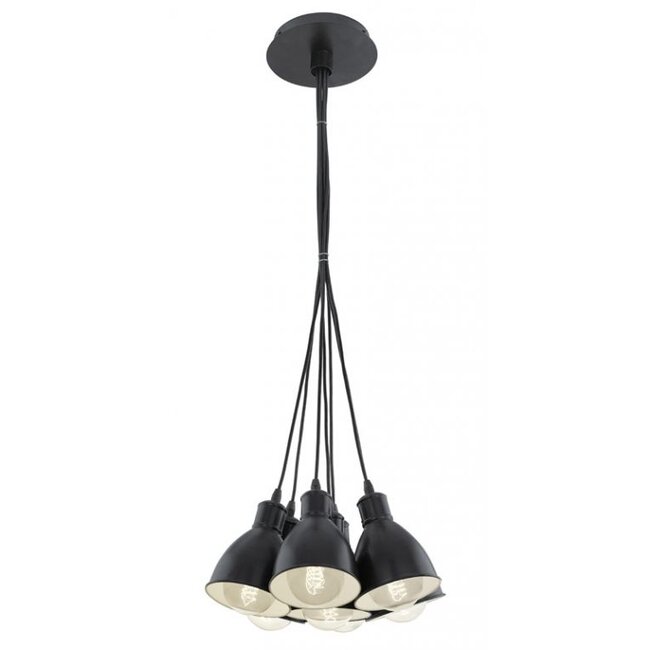 Rustic pendant lamp Priddy 49467