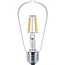 Philips E27 LED Filament rétro classique ST64 blanc chaud 57403400 4.3W