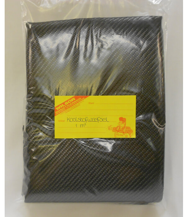 Wilsor Kunstharsen Wilsor Koolstofweefsel (kruis 200 gr./m2) 0,5 m2