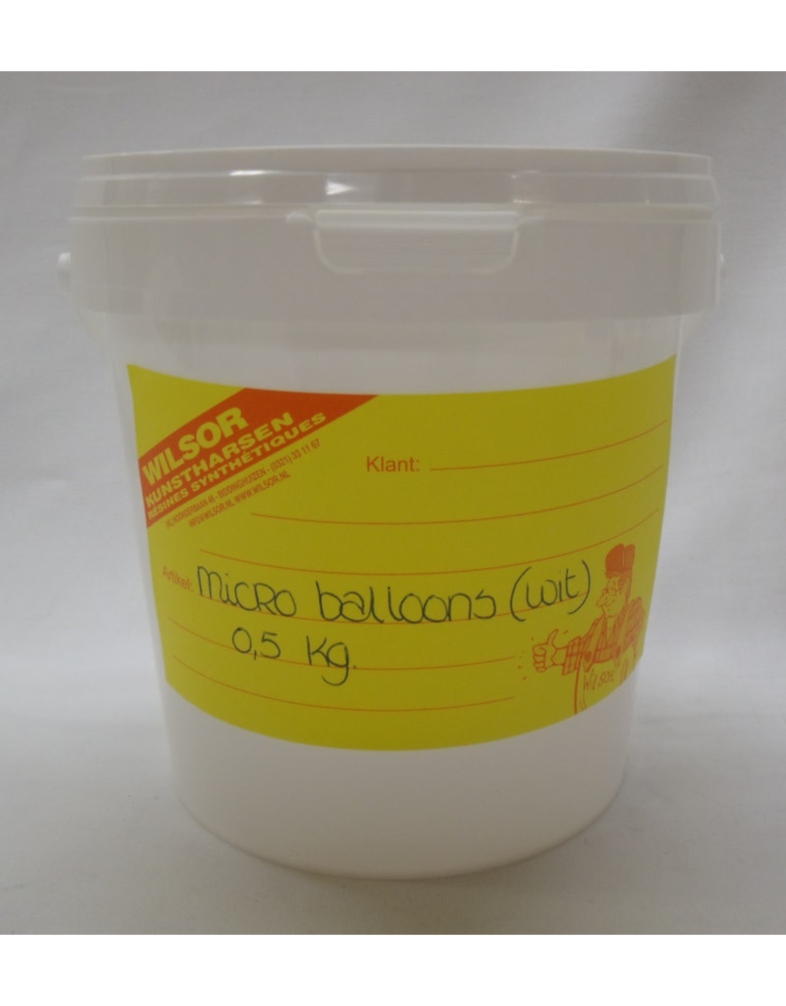 Wilsor Kunstharsen Wilsor Micro-balloons weiß 0,5 kg.