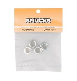 Smucks Smucks Axle Nuts Silver 4 Pack