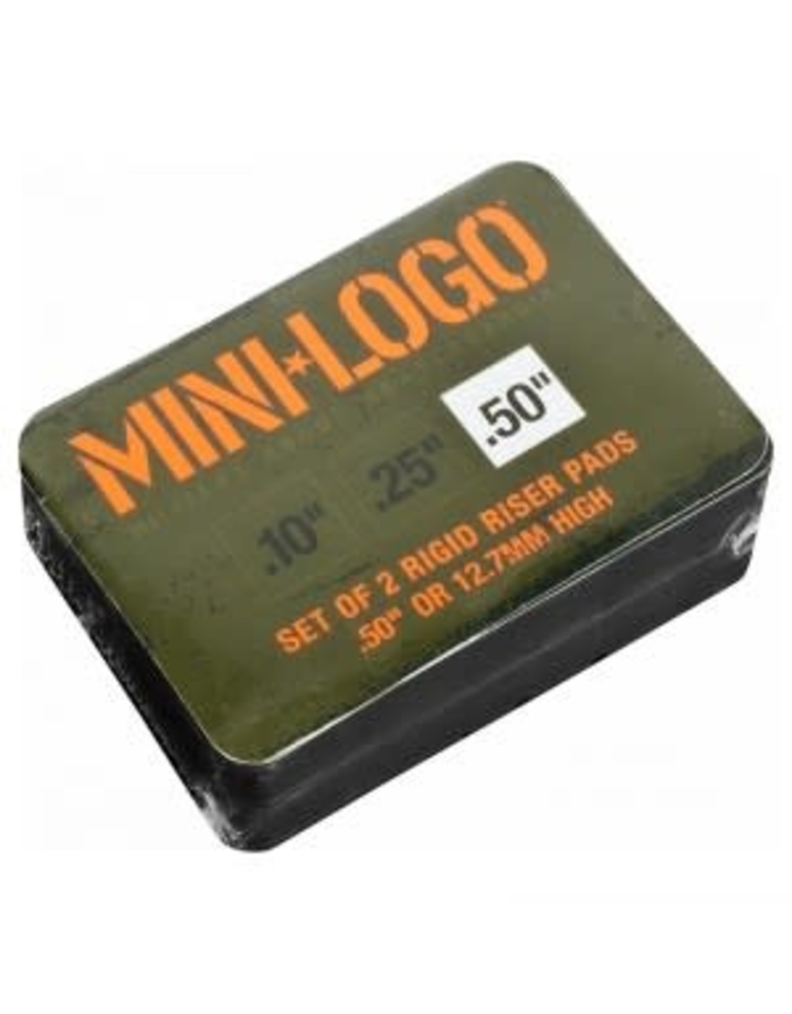 Mini Logo Mini Logo Riser Pad 0.50 Black -2-pack 1/2