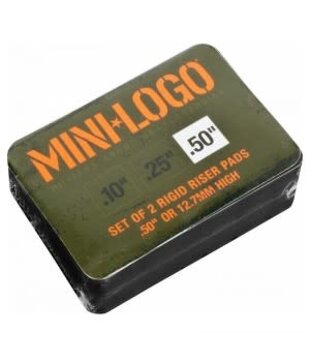 Mini Logo Riser Pad 0.50 Black -2-pack