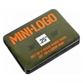 Mini Logo Riser Pad 0.25 Black -2-pack 1/4