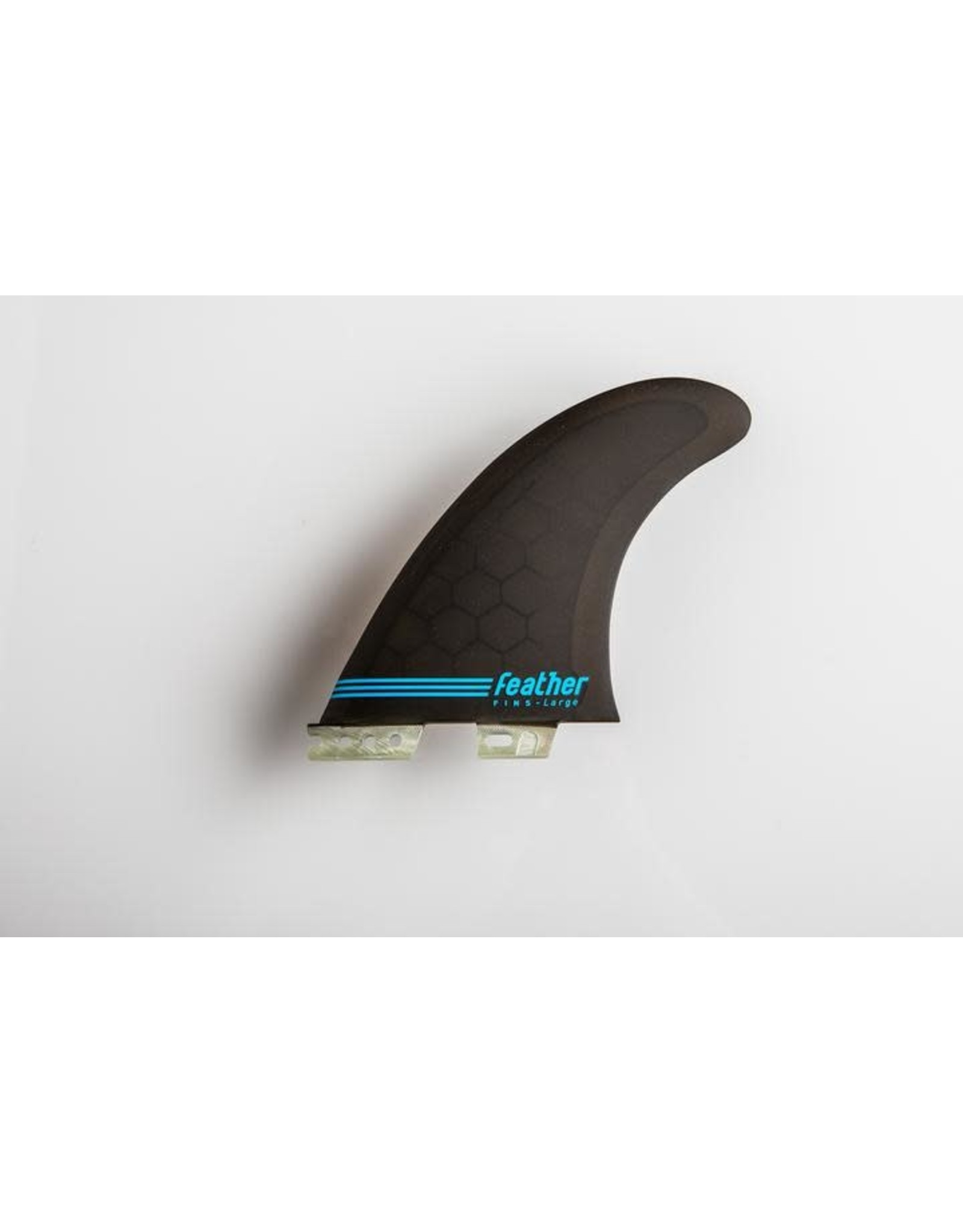 Feather Fins Performance Twin FCS II Click Tab Blue Nalu surf
