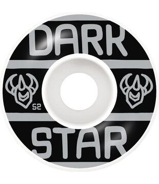 Darkstar Block Wheel Silver 52mm