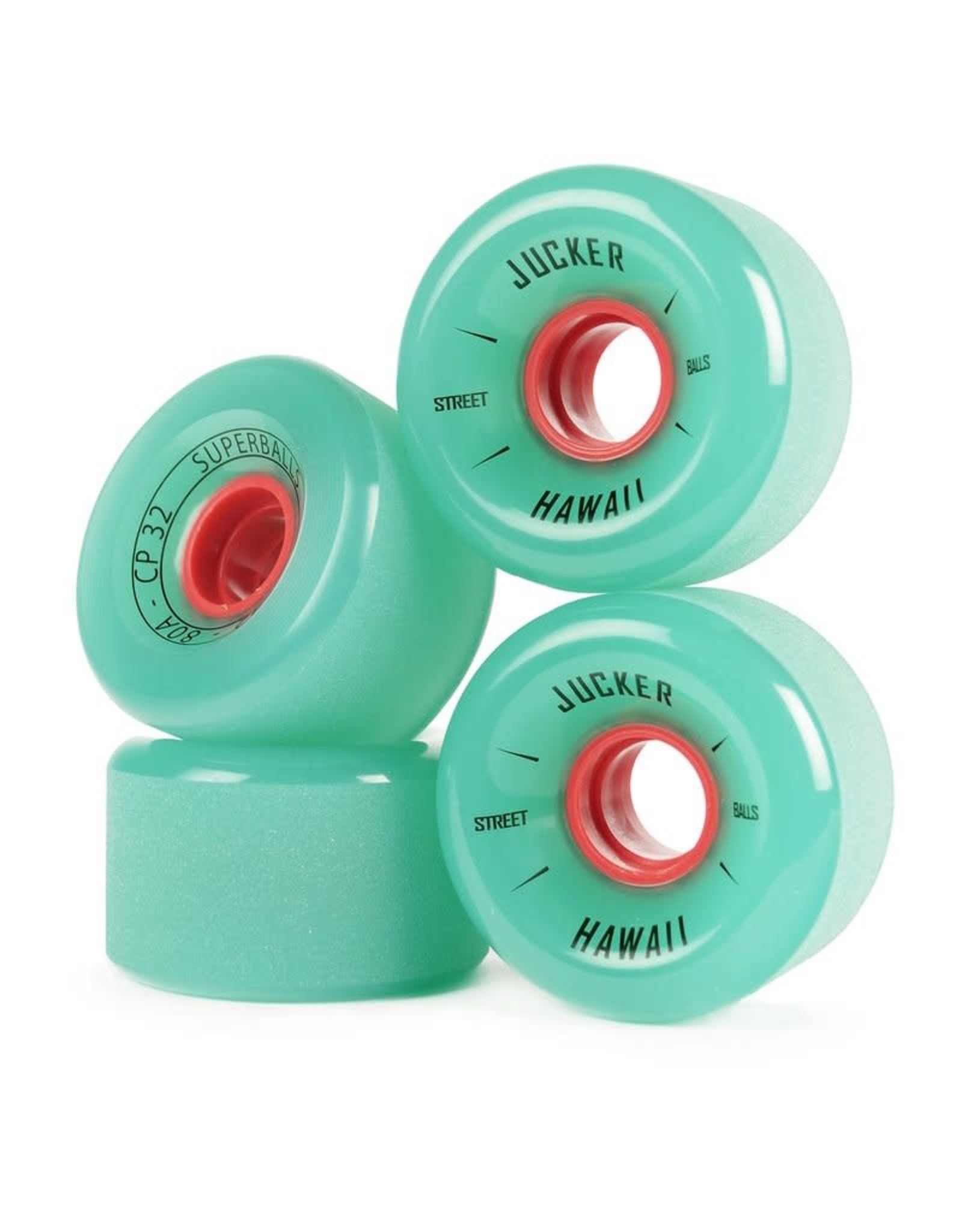 Jucker Hawaii Jucker Hawaii 70mm Longboard Wheels SUPERBALLS 80A CP32 (4er)