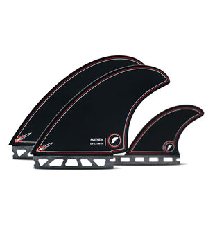 Futures Twin Tri Fin Set Mayhem Evil Honeycomb