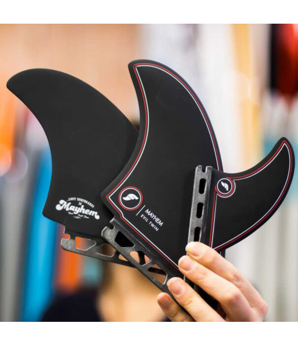 Futures Fins Futures Twin Tri Fin Set Mayhem Evil Honeycomb
