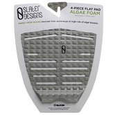 Slater 4 Piece Flat Traction Pad Grey/Black