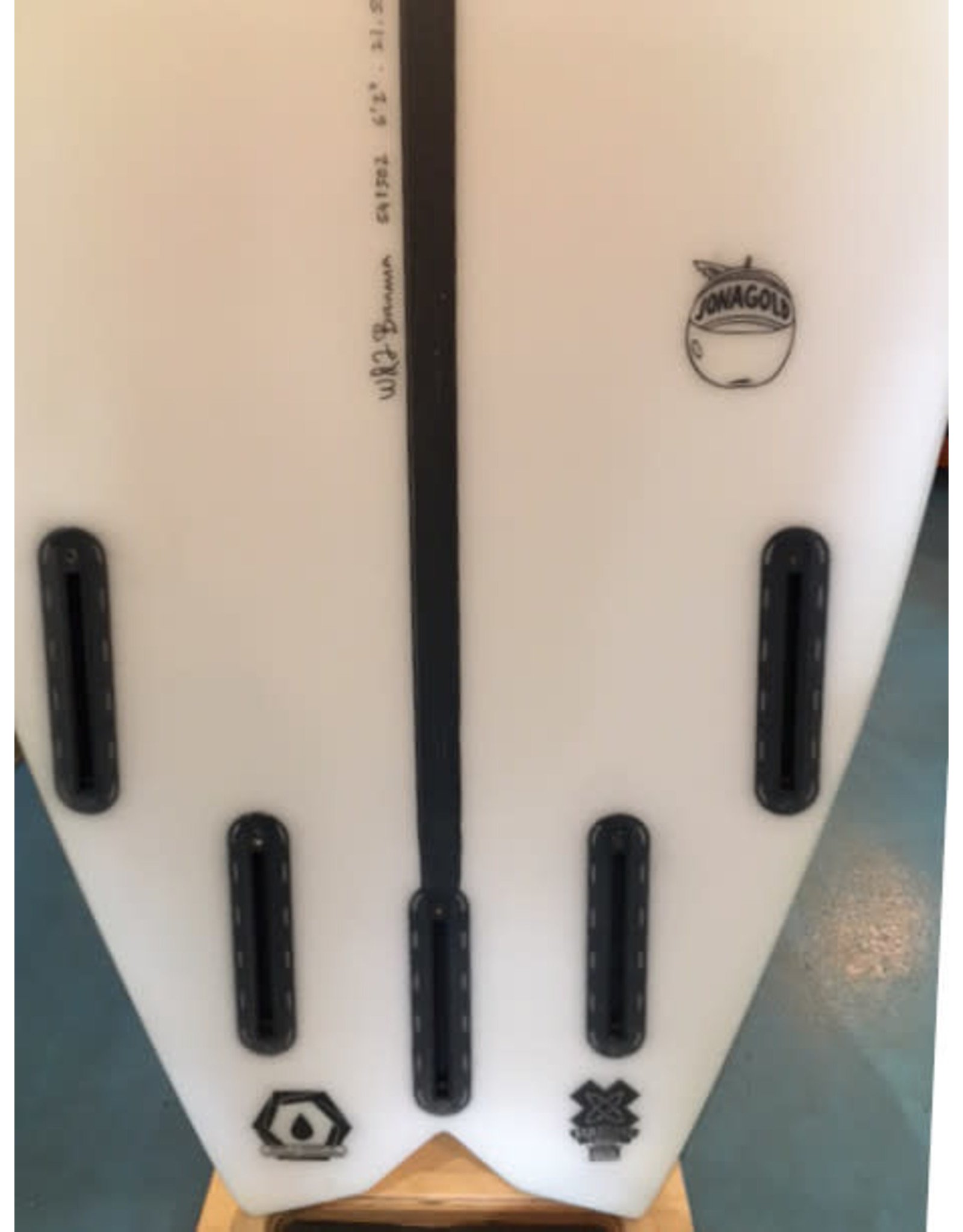 Appletree Surfboards Appletree 6'2" Jonagold Fish White