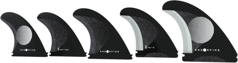 Endorfins Slater Medium KS1 5 Fin Set Futures - Nalu surf skate