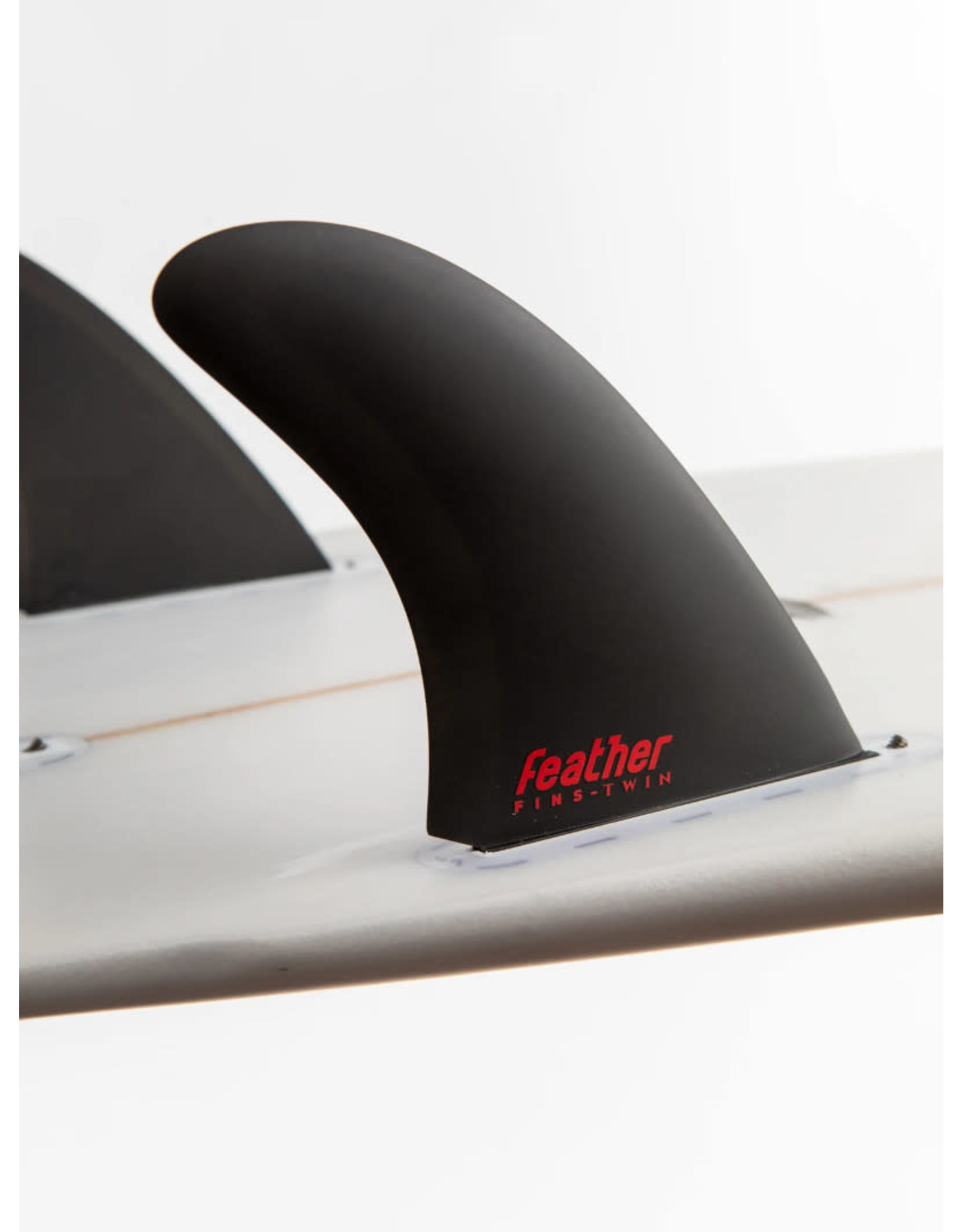 Feather Fins Feather Fins Futures Akila Black Twin Fin-2+1 Click Tab