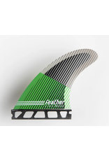 Feather Fins Feather Fins Futures Medium Ultralight Black Hexa Core Green Single Tab