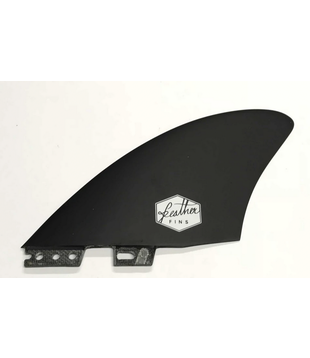 Feather Fins FCSII Twin Keel Black