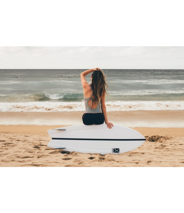 Feather Fins Feather Fins FCSII Twin Keel Black