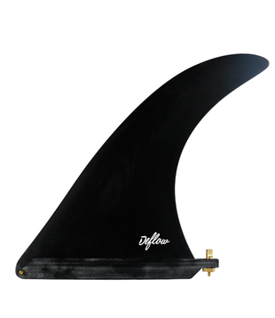 Deflow 9" Cream Black Longboard Fin US Box