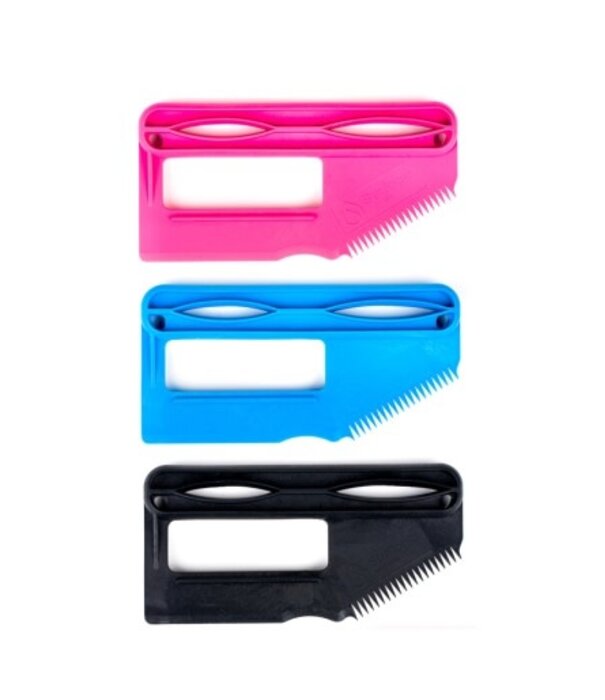Surflogic Surflogic Wax & Fin Tool Blue-Pink-Black