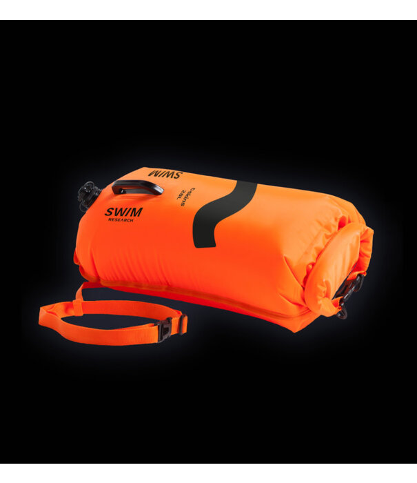 Nalu Swim Research Swim Buoy Dry Bag Orange 28Ltr
