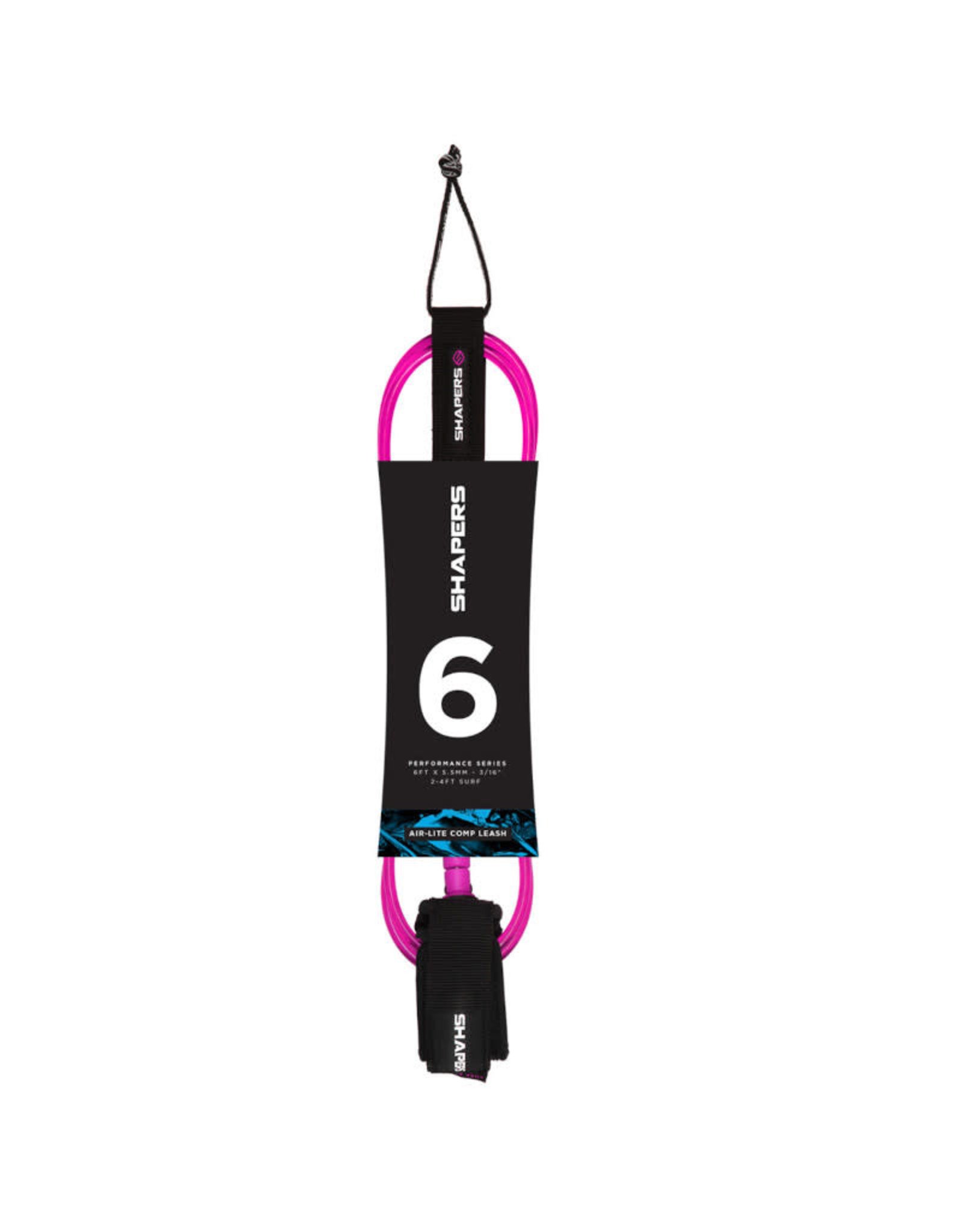 Shapers Shapers 6'0" Air Lite Leash Pink