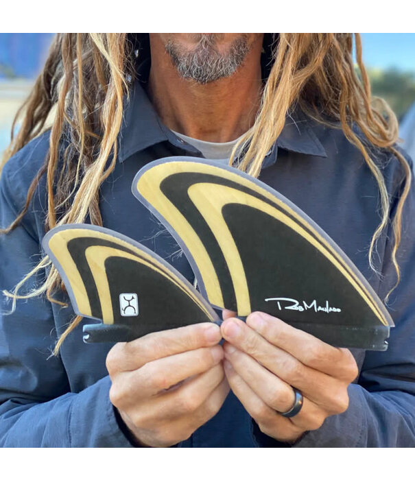 Machado Machado Seaside Quad Fin Futures Bamboo/Black