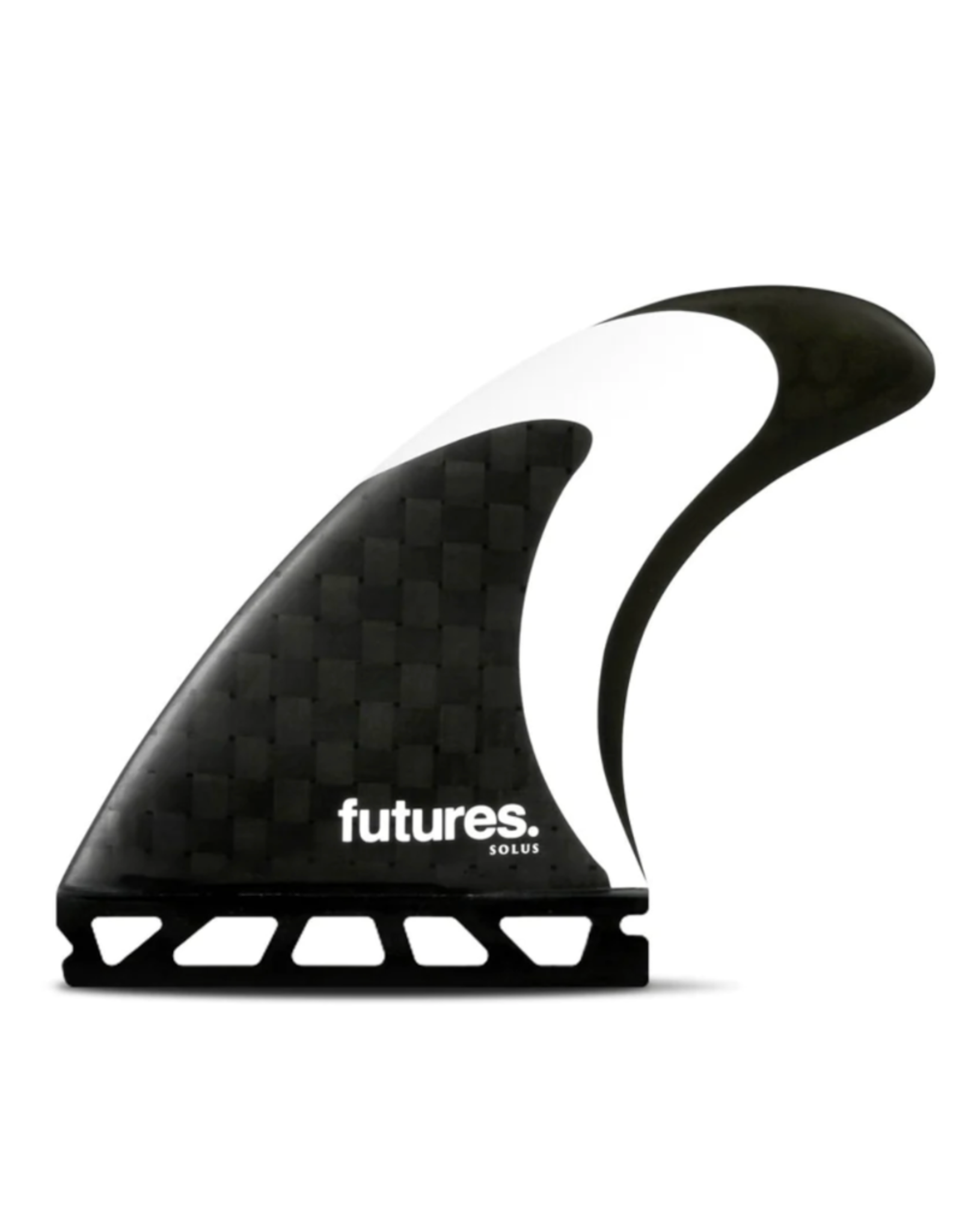 Futures Fins Futures Solus Blackstix Size Medium Black White