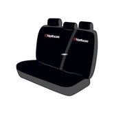 Triple Waterproof Car Rear Seat Cover Black